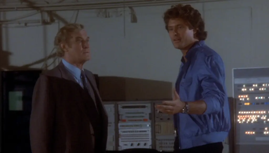 Knight Rider Pilot Review: KITT Was AI Before AI Got Creepy 1 Knight Rider S1E1: "Knight of the Phoneix" Trial by Stream Reaction Review featuring Edward Mulhare and David Hasselhoff on Pop the Channel.