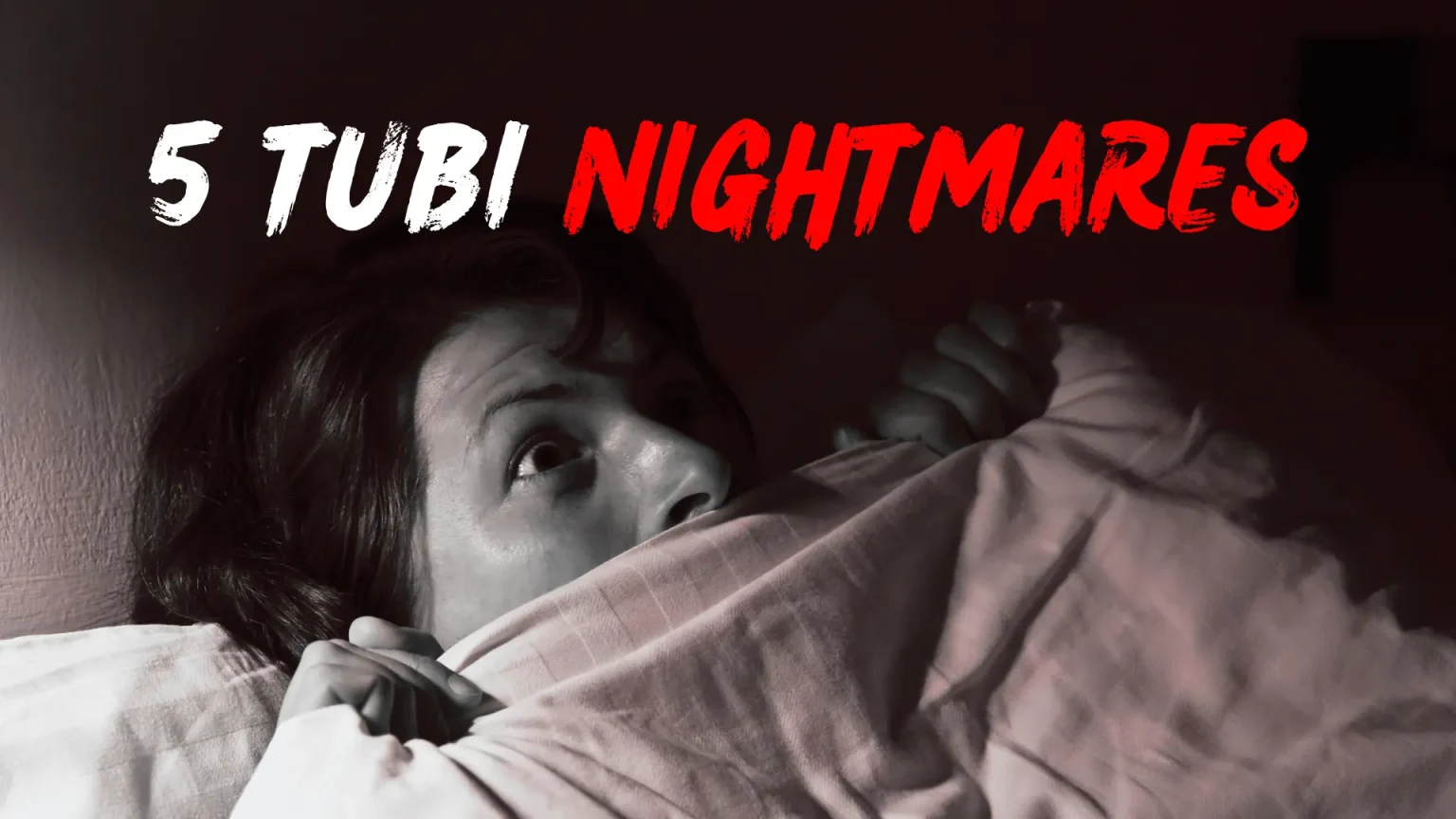 I Went Looking for Ghosts. Tubi Gave Me Fortune Cookie Hell. 5 Tubi Horror Movies Quick Reaction Reviews featuring a woman hiding under the covers on Pop the Channel