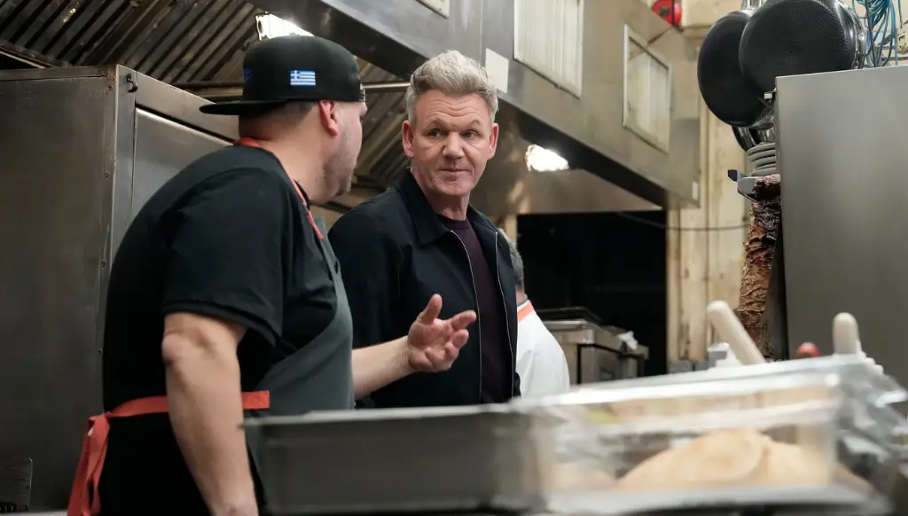 Gordon Ramsay’s Secret Service Made Me Cry 4 Gordon Ramsay's Secret Service S1E1: "Parthenon" Review featuring Gordon Ramsay with with the restaurant staff on Pop the Channel