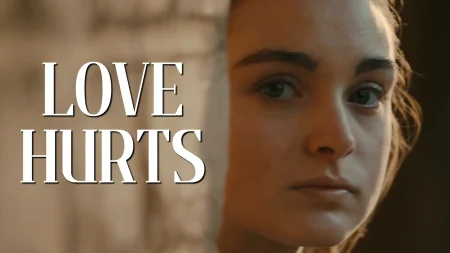 Last Seen Season 1 Episode 4: "The Truth" Review featured image showing Sarah by a tree watching everything with the text "Love Hurts" overlayed on the graphic on Pop the Channel