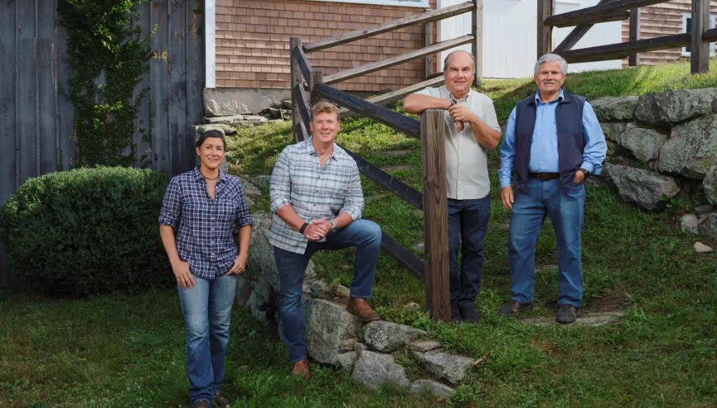 Close up shot of This Old House team members on Pop the Channel