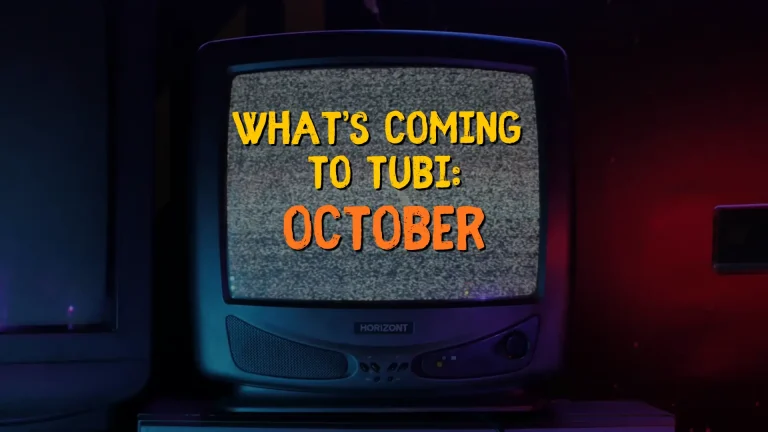 Tubi October 2026 Releases: What’s Coming This Month – The Complete List Complete List of What's Coming to Tubi in October 2026 featured image for featuring a TV with Static background with the the text: What's Coming to Tubi: October on Pop the Channel.