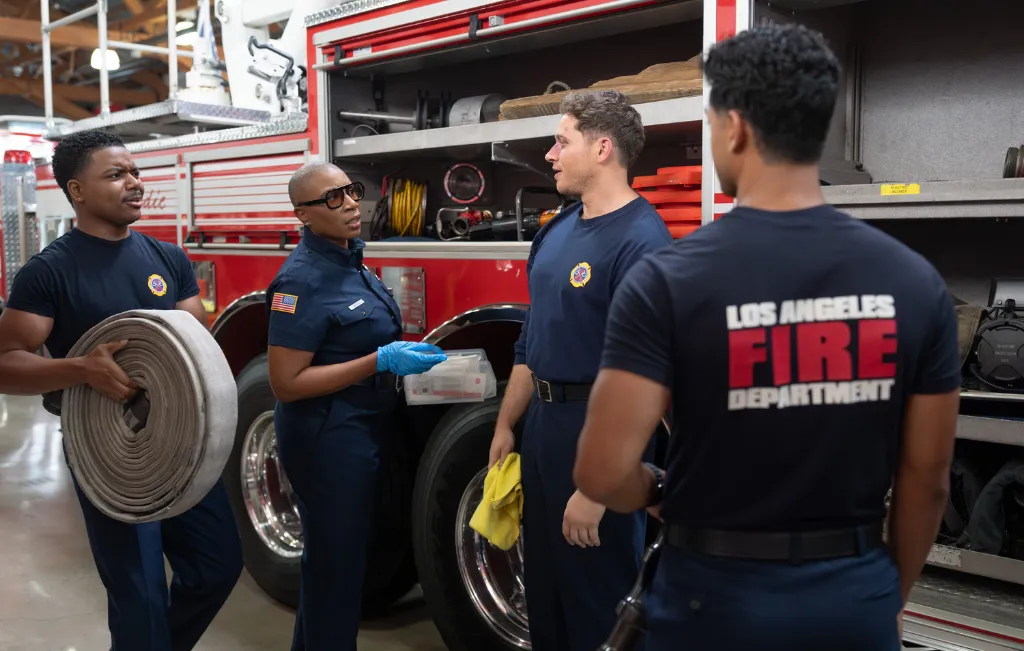 9-1-1 Season 10 Episode 1: "That Sinking Feeling" and 9-1-1 Season 10 Episode 2: "Fire in the Hole" Review featuring The 118 inside the firehouse on Pop the Channel