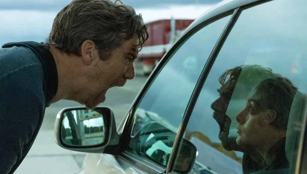 Last Seen Season 1 Episode 6: "The Choice" Review featuring Ian at the gas station yelling through the car window at Maggie on Pop the Channel