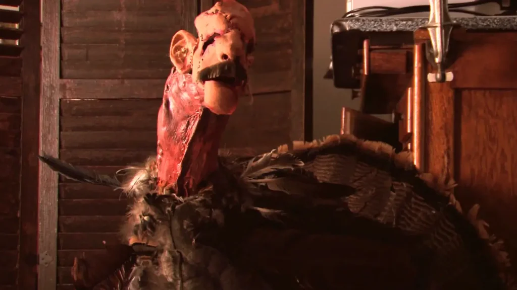 13 Slasher Movies to Watch If You Like Crystal Lake featuring a still from the 2008 film ThanksKilling on Pop the Channel